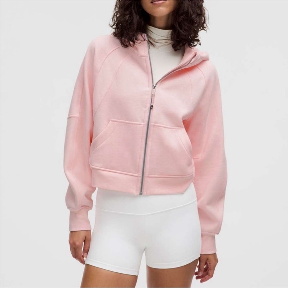 Lululemon Oversized Full Zip Scuba (Strawberry Milkshake) M/L